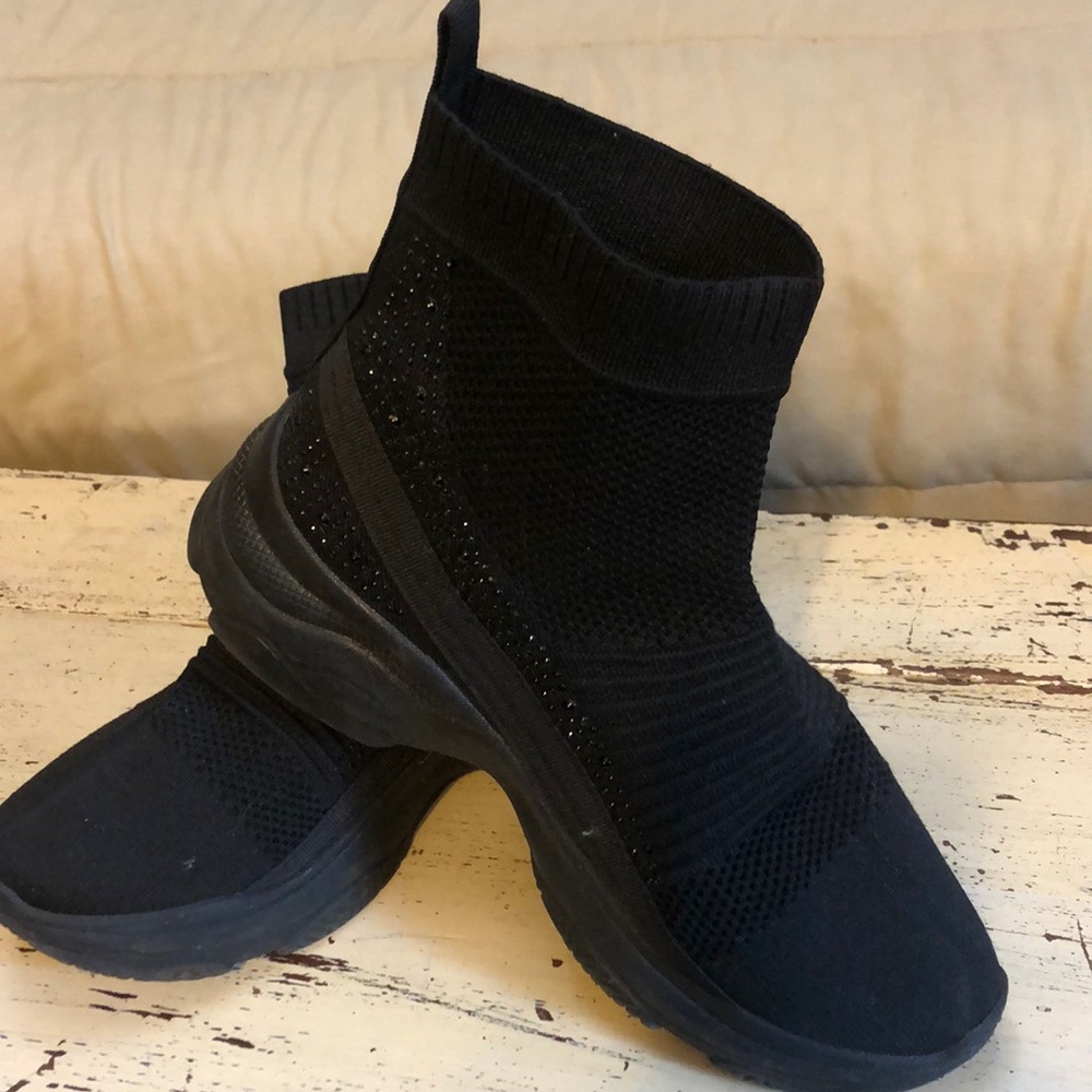 Bebe slip on bootie sneakers